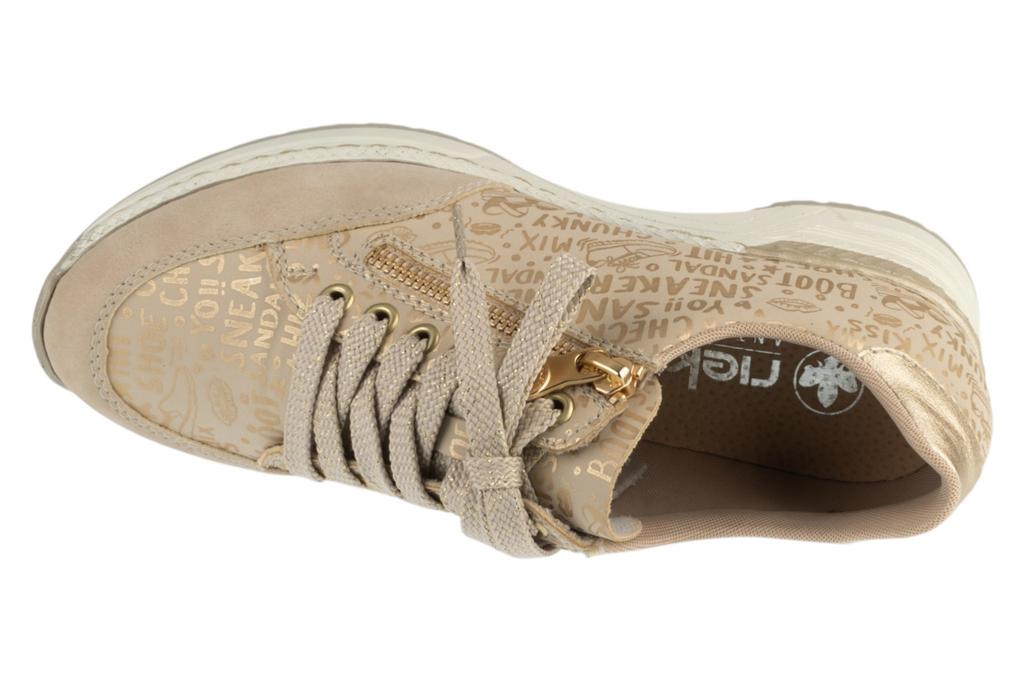 RIEKER Sneakers, Womens Beige Sneakers