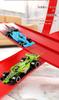 Zmart Flexible Race Track Double Track Racing Car Ramp 1/64 Scale Car Compatible Miniature Car Loop Course Loop Track Car Racing Toy Race Track Set Lo