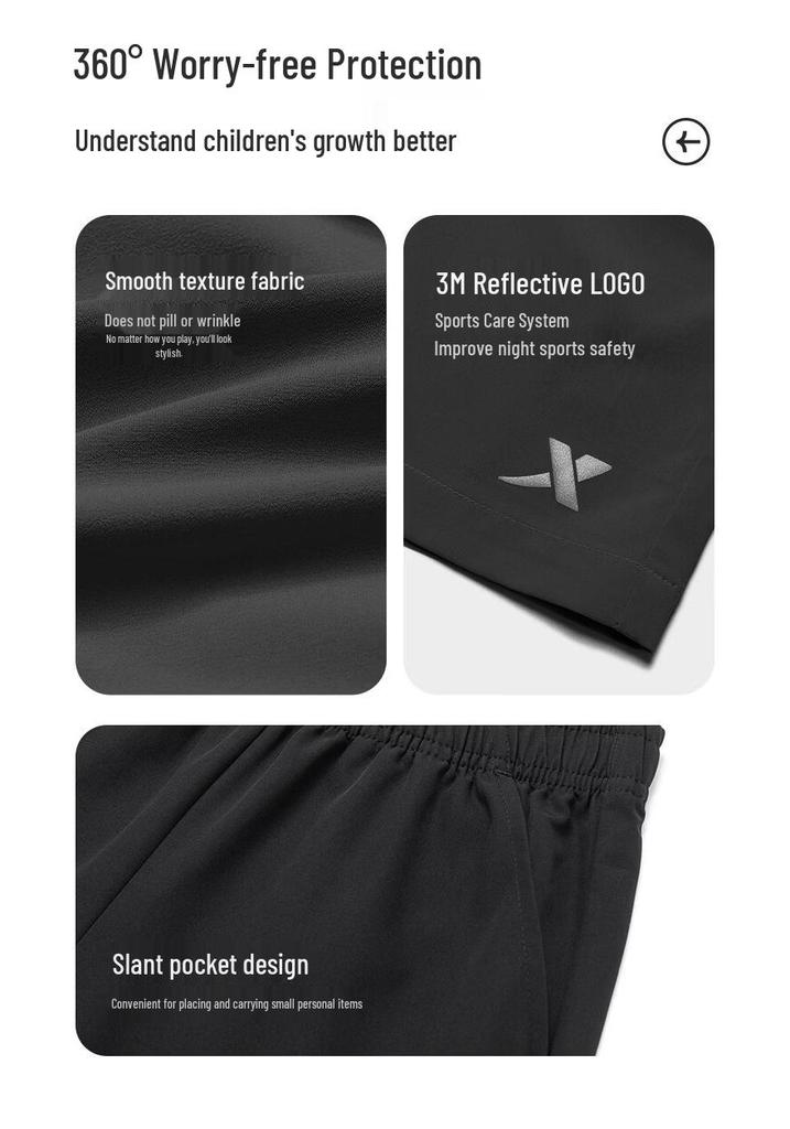 Xtep Youth Summer Cool Basic Sports Shorts
