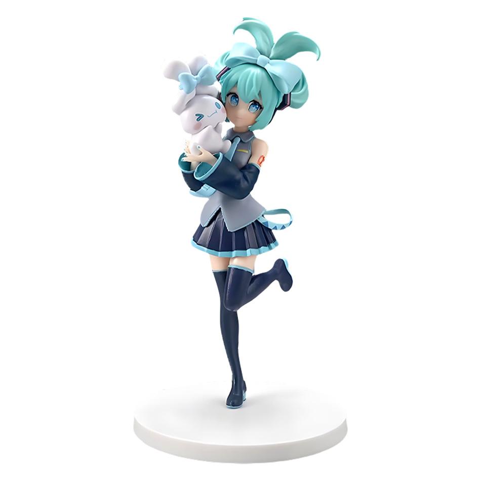 20CM Аніме Hatsune Miku X Cinnamoroll Figure Аніме Peripheral Колекційні моделі Декоративні прикраси Діти Kawaii Подарунок