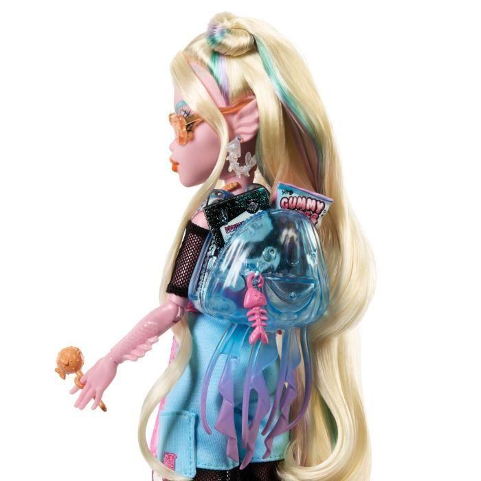 Monster high-poupée lagoona blue-poupée avec animal et accessoires hxh75