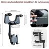 Support de Téléphone Rétroviseur Voiture Montage, Support Téléphone Voiture, Porte Téléphone de Rétroviseur de Voiture Rotatif A12
