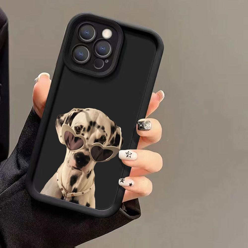 Funny Dog Cute Animal Case For Huawei P50 P40 P30 Mate 40 30 20 Nova Y70 Y70S 10 10SE 9 7 7SE Honor 50 50SE PRO 5G Liquid Cover