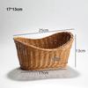 Handwoven Bread Fruit Vegetables Basket  Restaurant Serving Tabletop Display