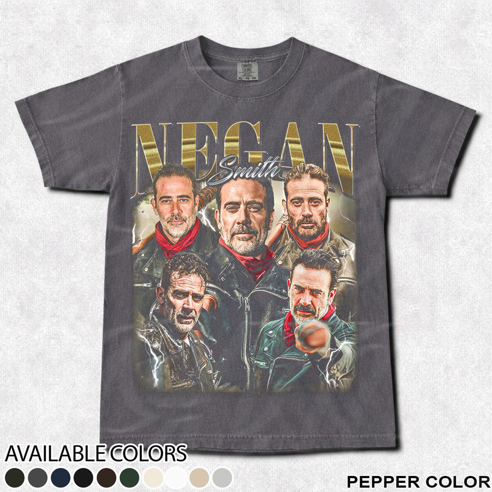 Negan Smith The Walking Dead Tv Shows Vintage Shirt FD M