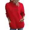Women's Autumn Winter Loose Casual Butterfly Letter Pattern Printed Hoodie Long Sleeve with Pocket Women Daily Trendy Sweatshirt