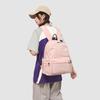 Outdoor Nylon Backpack Women Solid Color Backpack Student Schoolbag