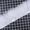 1M Weiche Truthahnfedern Besatz Fransen 8-10cm Weiß Marabu Feder für DIY Nähen Kleidung Bänder Hochzeitsfeier Kleid Dekoration