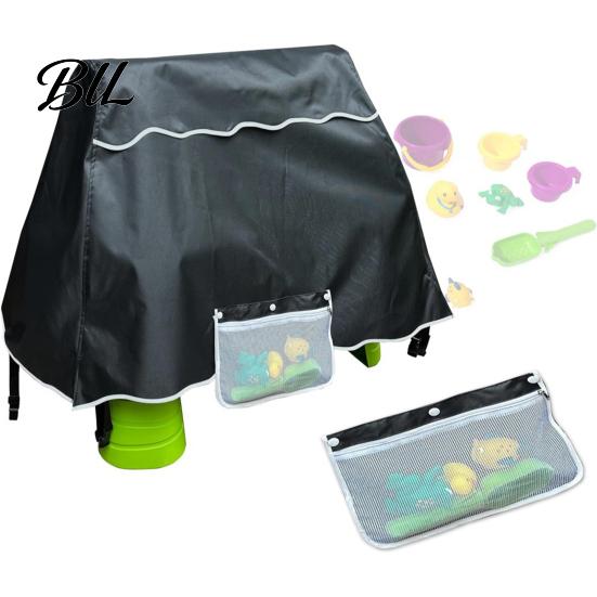 Kids Water Table Accessories Cover with Storage Bag Waterproof Snug Fit Outdoor for Toy Protects from Dust Debris Play