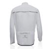 Morethan Windbreaker Cycling Jacket with and Back Pockets Size M Men's Ultra-Lightweight Water-Repellent (WVP-007), White,