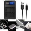 EN-EL15 LCD Double USB Charger for D500 D600 D610 D600E D7000 D7100 D7200 D800E Camera Charging Dock Accessories