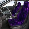 Purple Dragon Aura Themed Car Seat Cover Set For Most Cars, Decorative Trendy High-Quality Car Seat Protector Covers Full Set, U