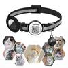 For Airtag Cat Collar Breakaway Cat ID Tag with QR Code Name Tag & Bell Pet ID Tag Tracker Cat Collars for Cats Kittens Puppies