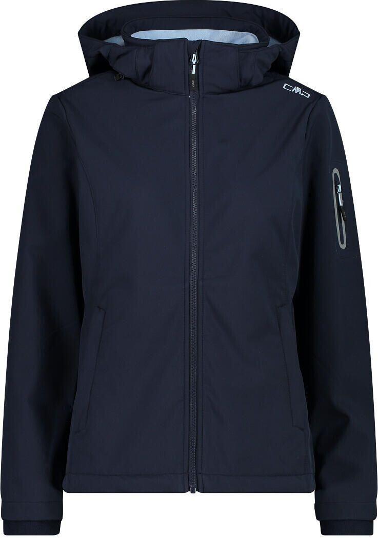 

Куртка CMP Softshell Jacket Zip Hood Women (39A5006) Женская куртка Softshell с отстегивающимся капюшоном (39A5006) б. синий/skylight 42