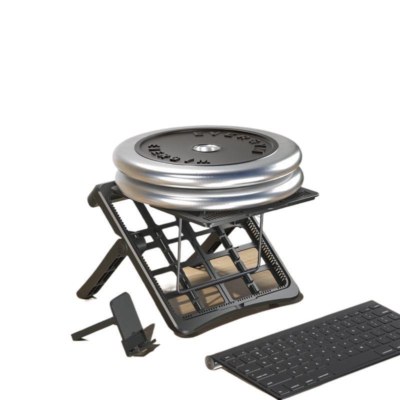 Verstellbarer Faltbarer Laptopständer mit Kühlbasis