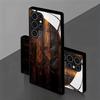 Exquisite Luxury High-end PhoneCase Glass PhoneCase for Samsung Galaxy S26 S25 S24 S23 S22 S21 FE,Ultra,Plus Wood Grain Texture