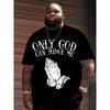 European Sizes Oversized Men's Casual Trend T-shirt Creative Letter Printed Short Sleeved Top Men's T-shirt Short Sleeved Suitable