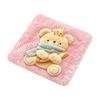 Cute Puppy Pattern Pad Plush Animal Chair Pad, Square Cozy Seat Cushion, Cat Pattern, 15.8 Comfortable Office Cushion x Inch with Non-Slip Backing for