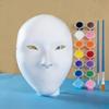 DIY Blank Paintable Mask Set Nuo Operas Mask for Artistic Projects,Theater,Halloween,Masquerades Parties,Classroom Arts