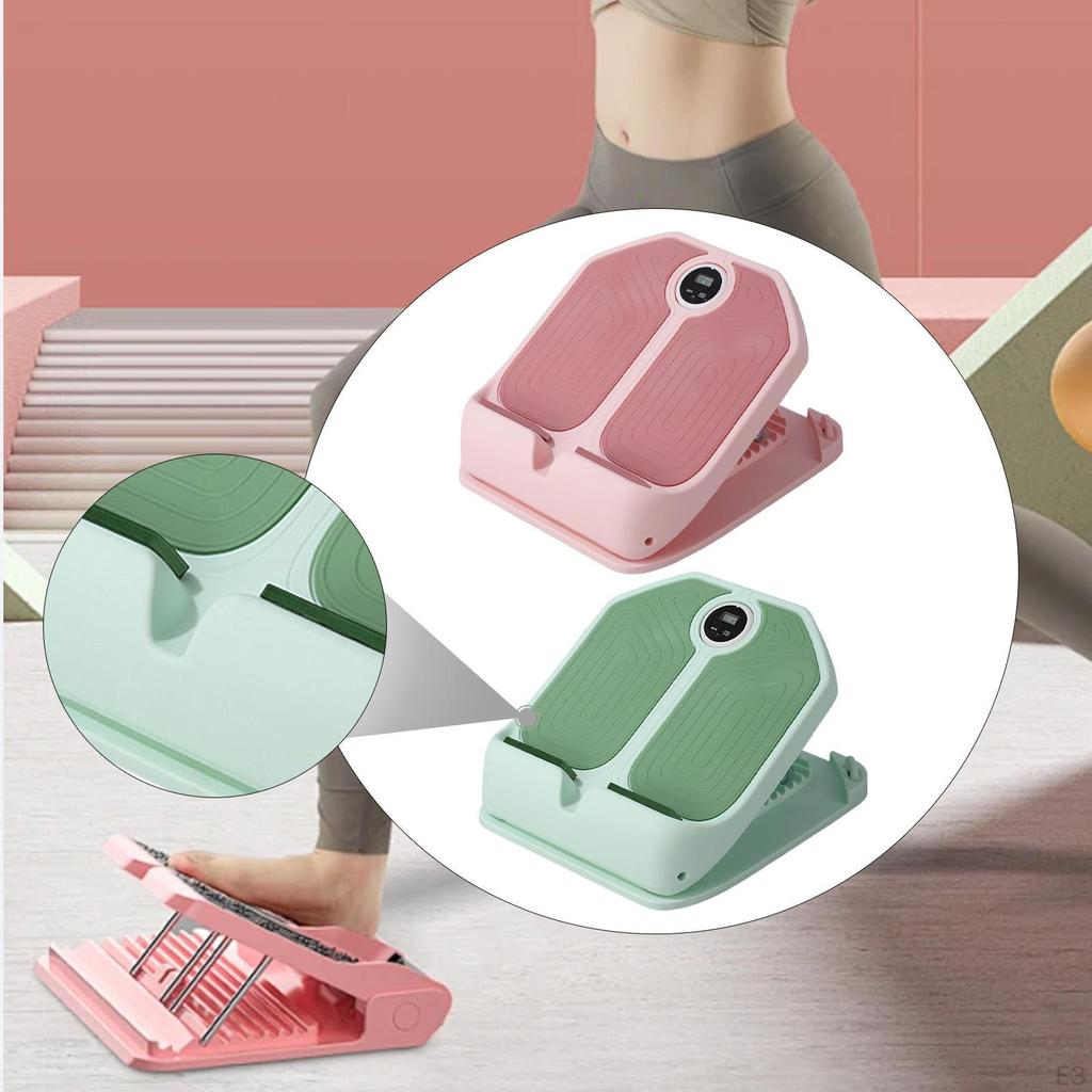 Calf Stretching Board 13 Levels Adjustable with Timer Foldable Portable Incline Stretcher