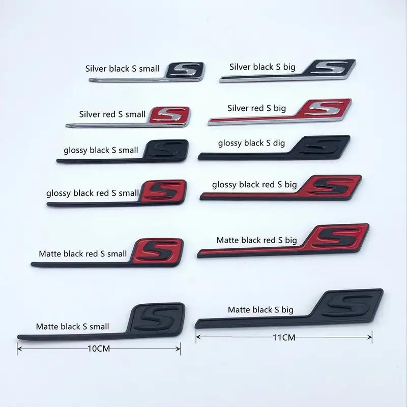 Glossy Black Letters ABS Emblem for Mercedes Benz E Series E43 E53 E63 E63S V8 Biturbo 4matic Car Fender Trunk W212 W213 Sticker LQ2