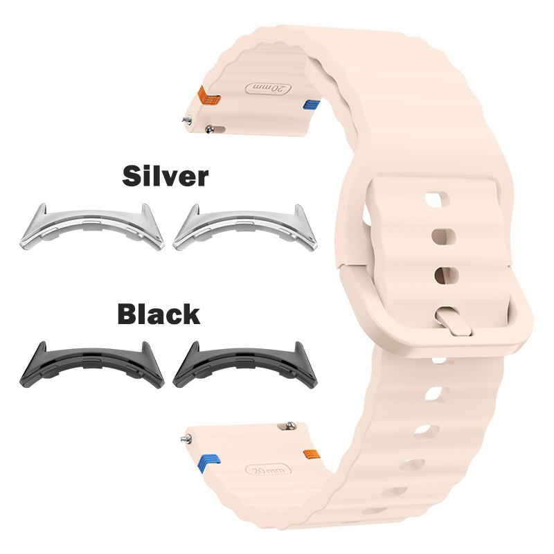 22mm Watch Band for Google Pixel Watch 4/3 41mm 45mm Soft Silicone Wristband Compatible with Google Pixel Watch 2 1 WATCH-Correa