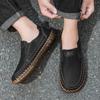 Men Wide Fit Slip On Outdoor Loafers Dress Shoes Smart Casual Walking Office Commuting and Travel Everyday Formal Style Sizes 38-47