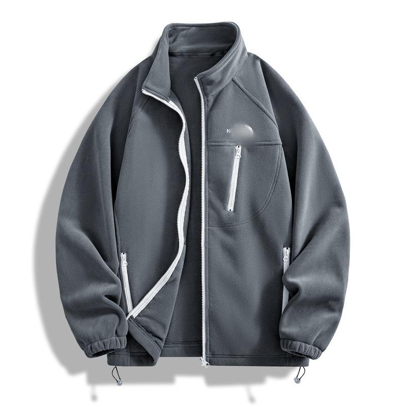 Beijia Unisex Stand Collar Fleece Jacket - Casual Dopamine Sportswear