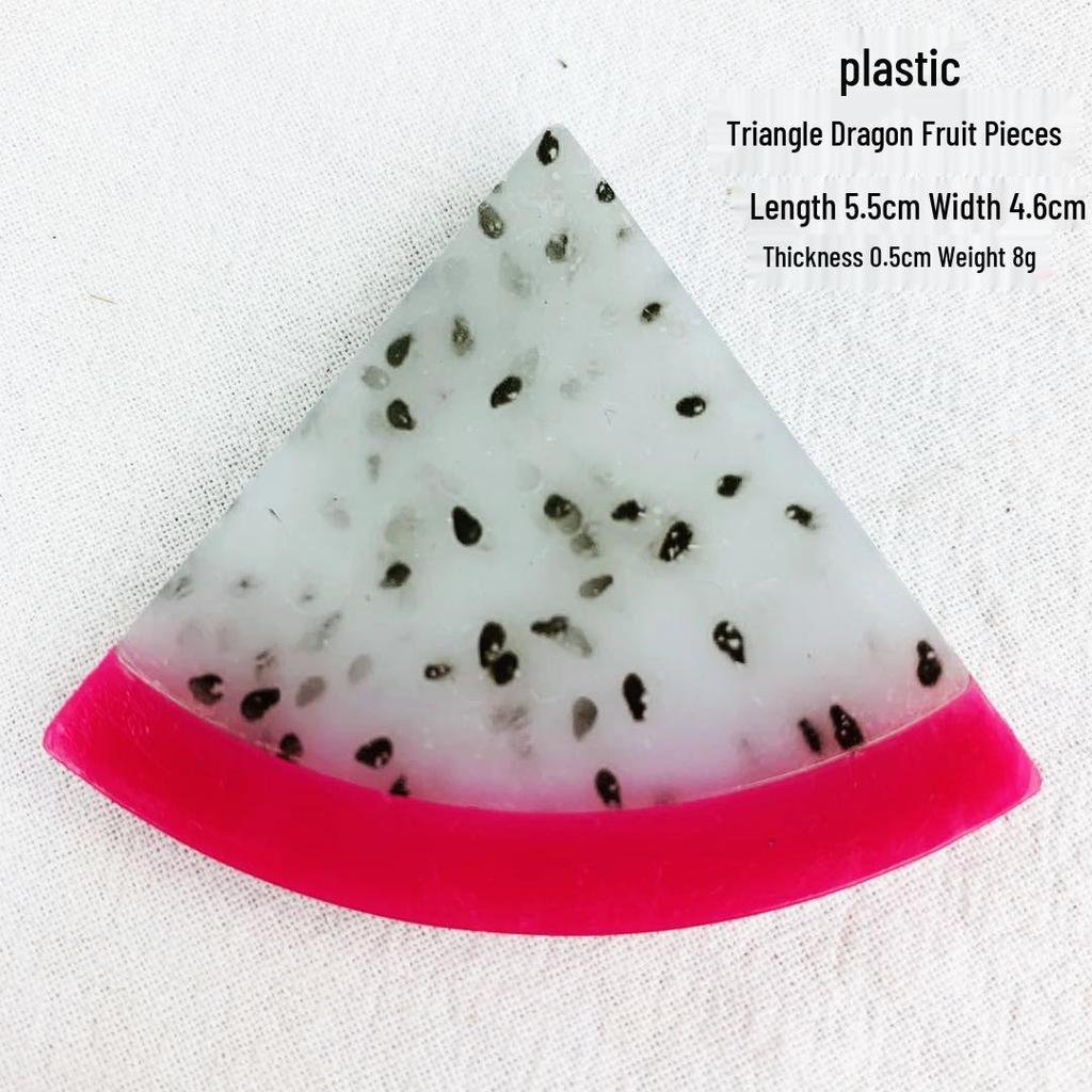 Simulation Fruit Models: Lemon, Orange, Strawberry, and Watermelon Slices for Decoration & Photography Props