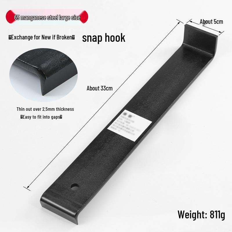Laminate Flooring Installation Kit: Recoil Hook Puller, Barbed Hook, Nylon Knocking Block