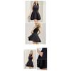 Fashion Tennis Golf Clothing Ladies Sleeveless Lace Sports Dress Quick Dry Half Zip Slim Dresses Women Girls Sports Jersey Skirt
