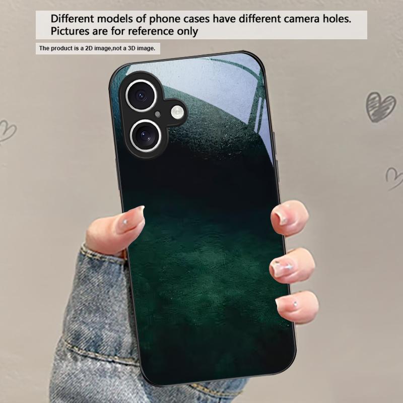Bark texture texture For iPhone 17 Air 16 E 15 Plus 14 Pro Max 13 12 mini 11 5 6 7 8 Plus XR XS Max SE Black Glass Phone Case