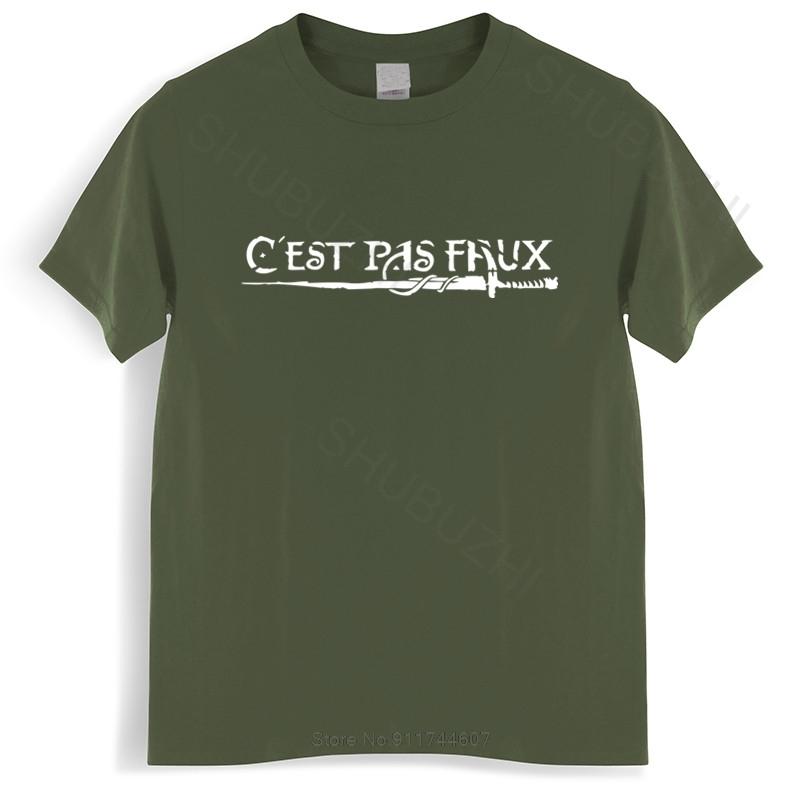 

Men Cotton T Shirt C est Pas Faux T Shirt Kaamelott Kamelot Kamelott Perceval Cest Pas Faux Alexandre Astier unisex t-shirt 4XL