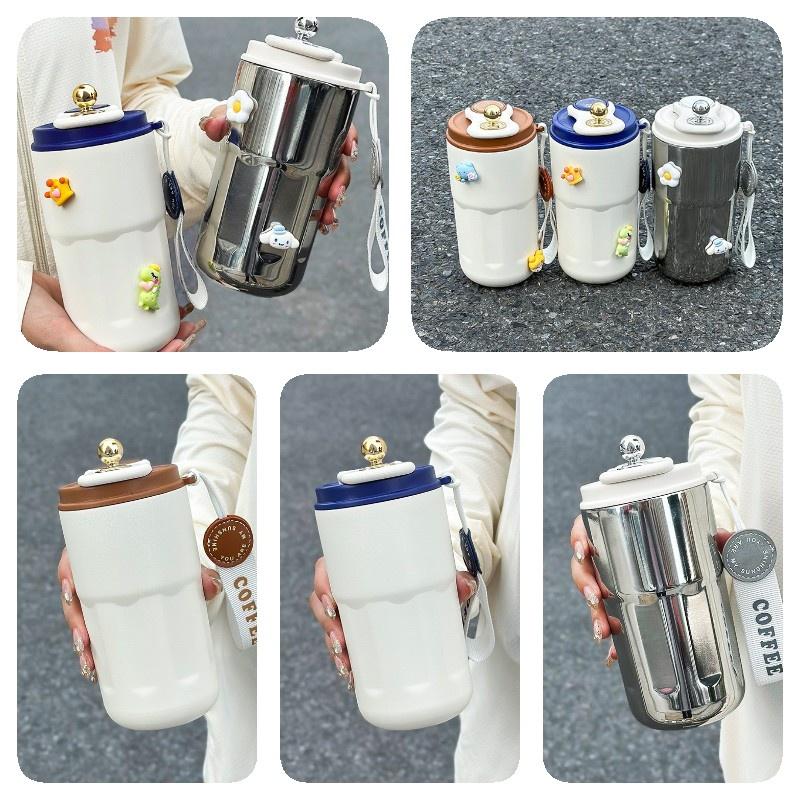 Neue Mode Personalisierte Kaffeetasse Einfache und Bequeme Büro- und Heimisolierbecher