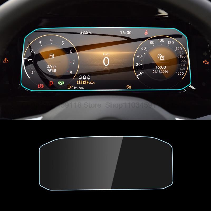 Tempered Glass Screen Protective Film For Volkawagen VW Golf 8 Car Dashboard Trument Anti-scratch Accessories