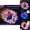 Led Light Flower Hair Accessory For Brides And Party Decorations Suitable For All Ages