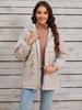 Women's 2024 Hooded Fur-Lined Windbreaker: Autumn/Winter Warm Zipper Jacket