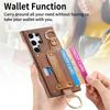Luxury Wrist Strap Wallet Leather Case for Samsung Galaxy S25 S24 S23 S22 S21 S20 Ultra Plus S23 FE S25 + Card Holder Back Cover