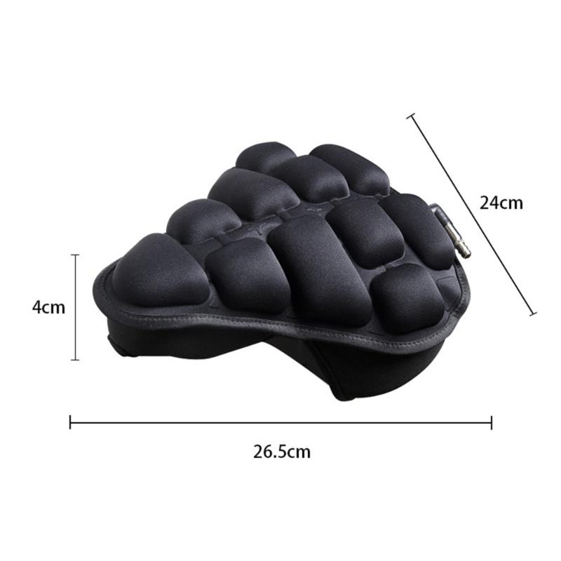 Inflatable Exercise Bikes Seats Cushion Cover Cycling Mountain Bicycles Seats Cover 3D Padded Bicycles Saddles Cover