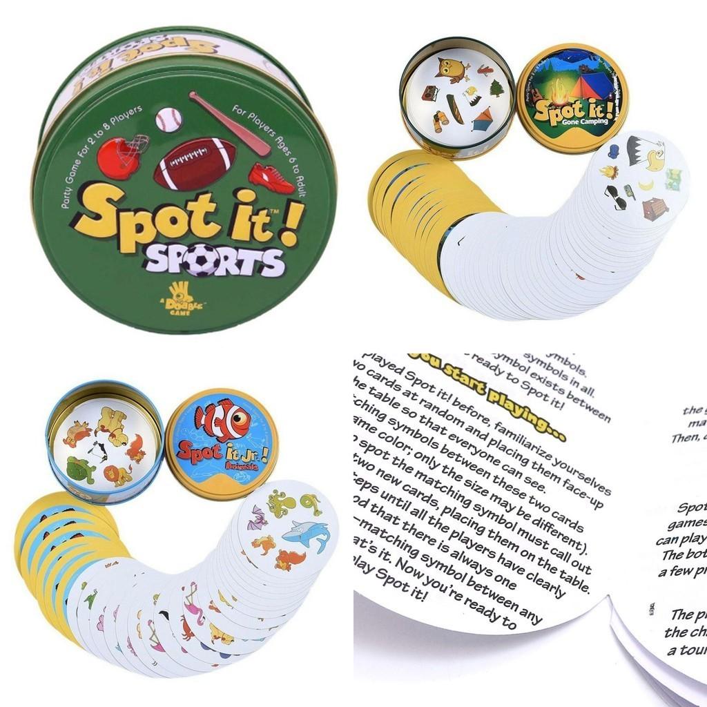 Dobble Spot It Game Cards For Addictive Family Fun And Quick Visual Challenges