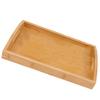 Elegant Bamboo Serving Platter for Condiments Candies Dried Fruit Chocolate Dessert Appetizers Portable Tray for Kitchen Bedroom