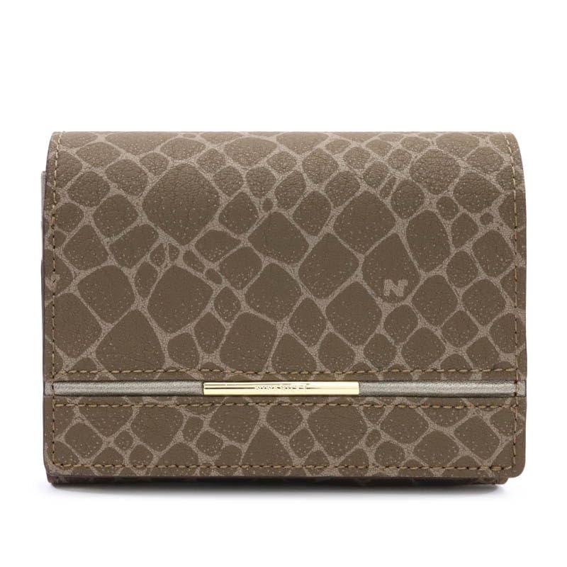 

Кошелек Nina Ricci Atre Nouveau, кошелек-бифолд, графитовый 85-8202, женский