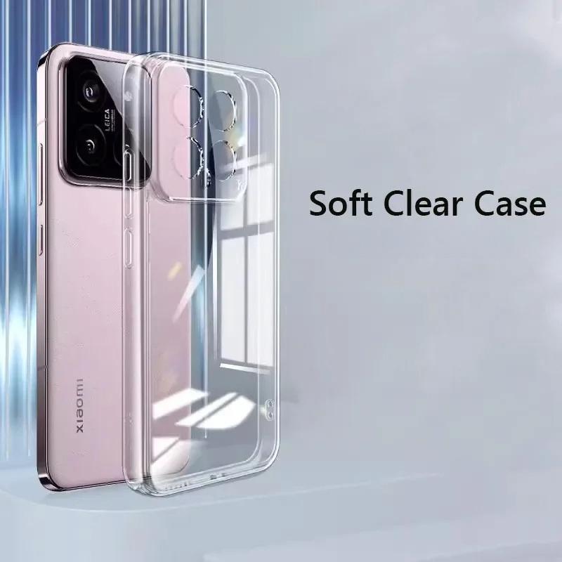 

Для XiaoMi 14T Простой Тонкий Мягкий TPU Прозрачный Чехол для Телефона На Для Xiaomi 14 Pro Xiaomi14 Pro 5G xiomi 14t pro XIAOMI Mi 14 Ultra Чехол XiaoMi 14T Pro