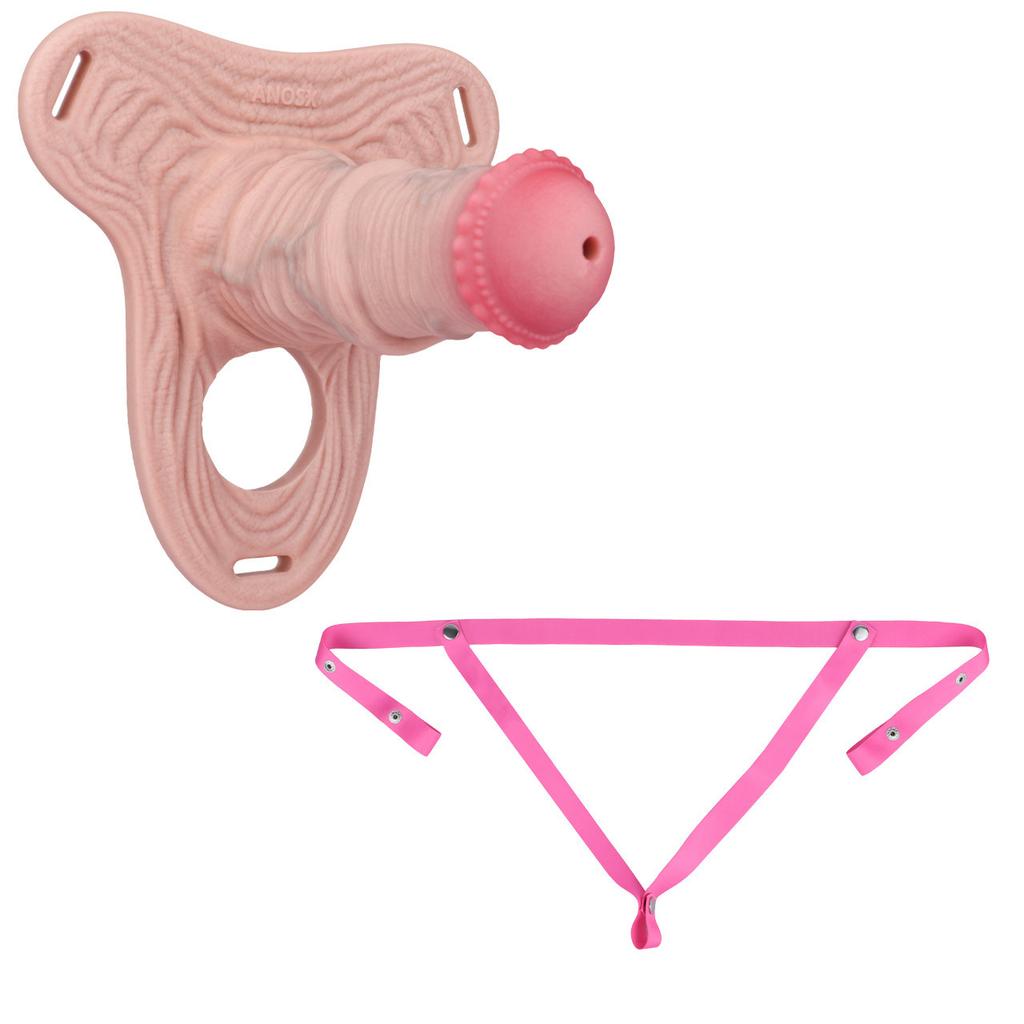 Dildo in silicone Blocco CB Castità Blocco Gabbia per pene maschile Castità Giocattoli sessuali gay Anello per pene Castità uretrale BDSM