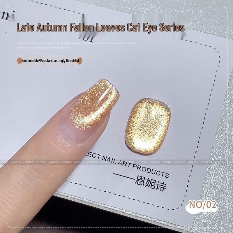 

Эннис Осенний Клен Золотой Гель-лак для ногтей Кошачий глаз - Новинка 2025