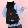 4Pcs/set Cartoon K-Pop Printed Backpack with Handbag Pencil Case for Teenager Student Boy Girl Schoolbag Bookbag Large Capacity Travel Bag Kid Gift
