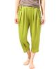 One Tencel Drape Yoga Mustard Green Pane(t) Women's Pants,