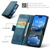 For iPhone 17 Pro Max/Air Wallet Case with Card Holder, RFID Blocking Durable Leather Kickstand Magnetic Clasp Shockproof Cover