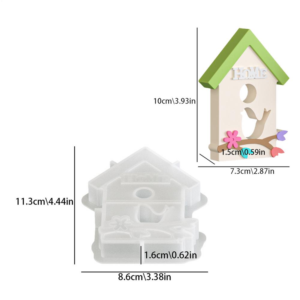 Osterform Ornament Vogel Hohlhaus Silikonform Aromatherapie Kerze Silikonform Für Feiertag Geburtstag Party Basteln