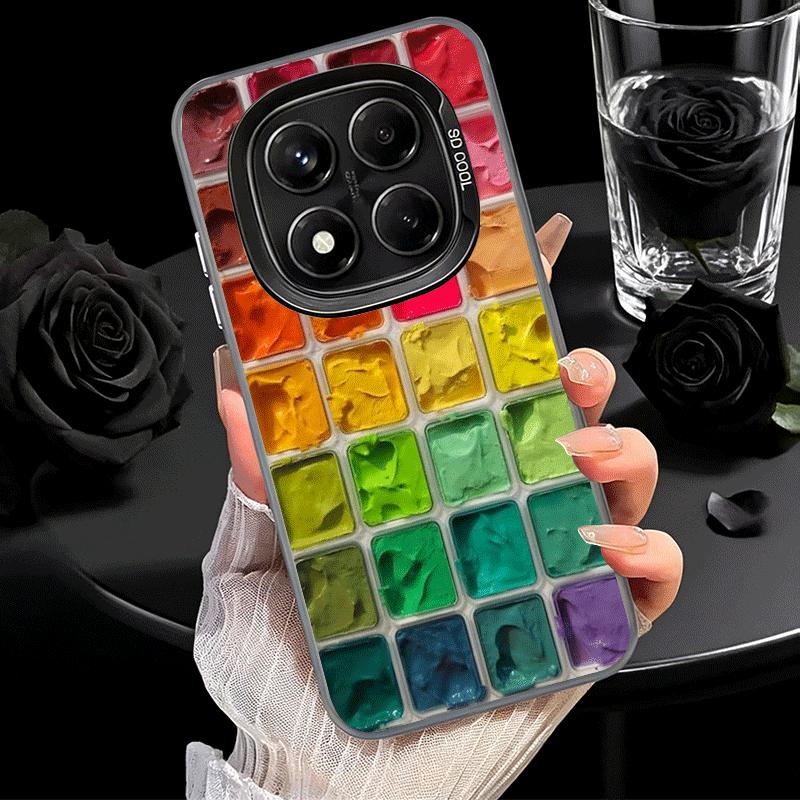 Watercolors Set Paint Palette Soft Phone Case for Xiaomi Redmi Note 13 14 15 Pro Plus 12S 12 11S 11 11T 10S 10 Shockproof Cover
